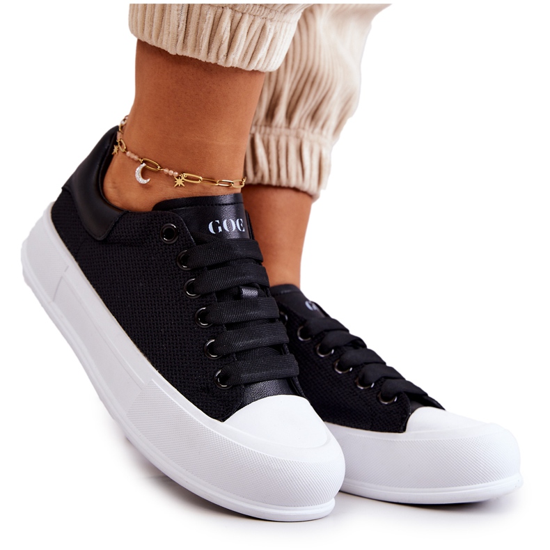 Baskets Femme GOE JJ2N4073 Noir blanche
