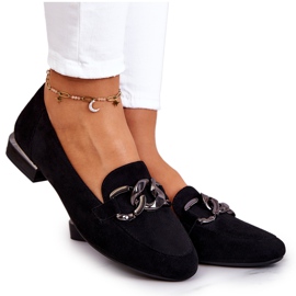 Mocassins en Daim Sergio Leone MK739 Noir