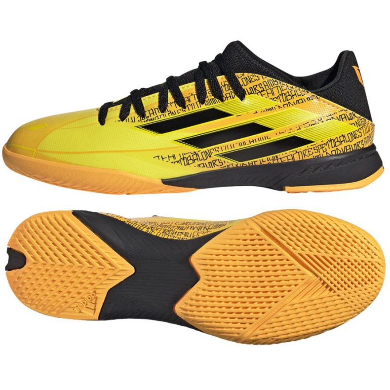 Chaussures Adidas X Speedflow Messi.3 In J Jr GW7422 jaune d'or