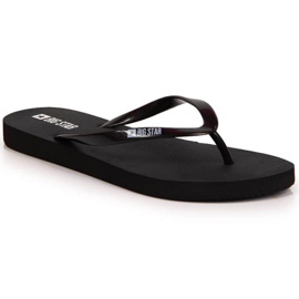 Tongs de plage noires Big Star W JJ274A379