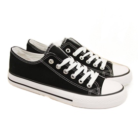 Baskets basses textile Atletico W ATC266A noir le noir