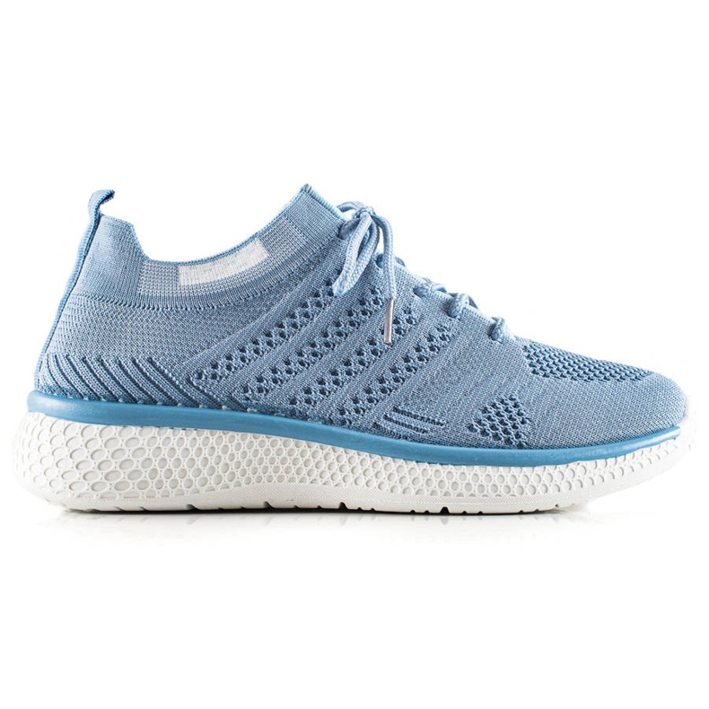 TRENDI Chaussures de sport à lacets bleu