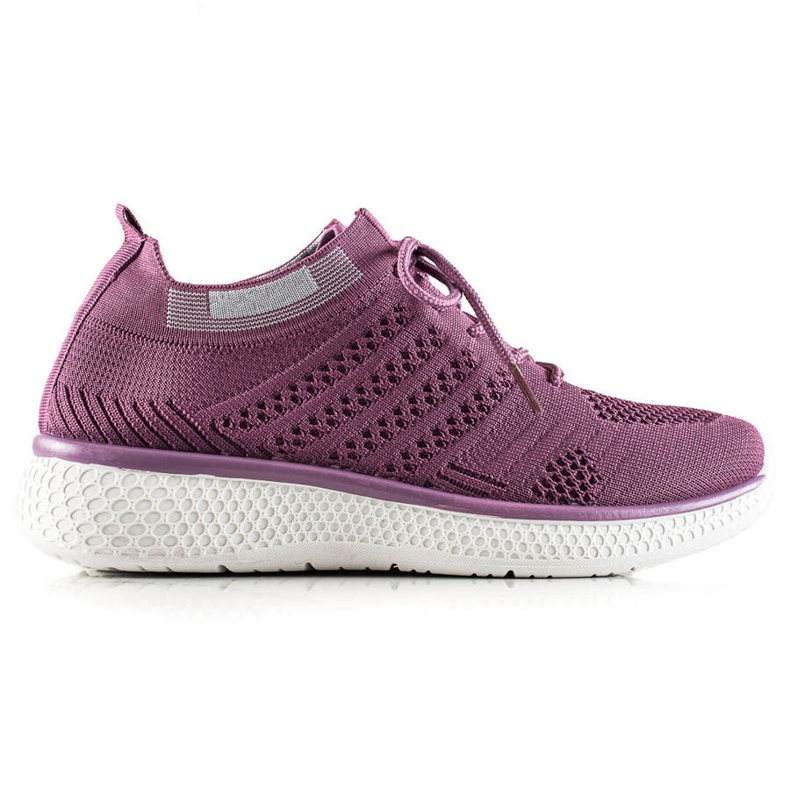 TRENDI Chaussures de sport à lacets violet