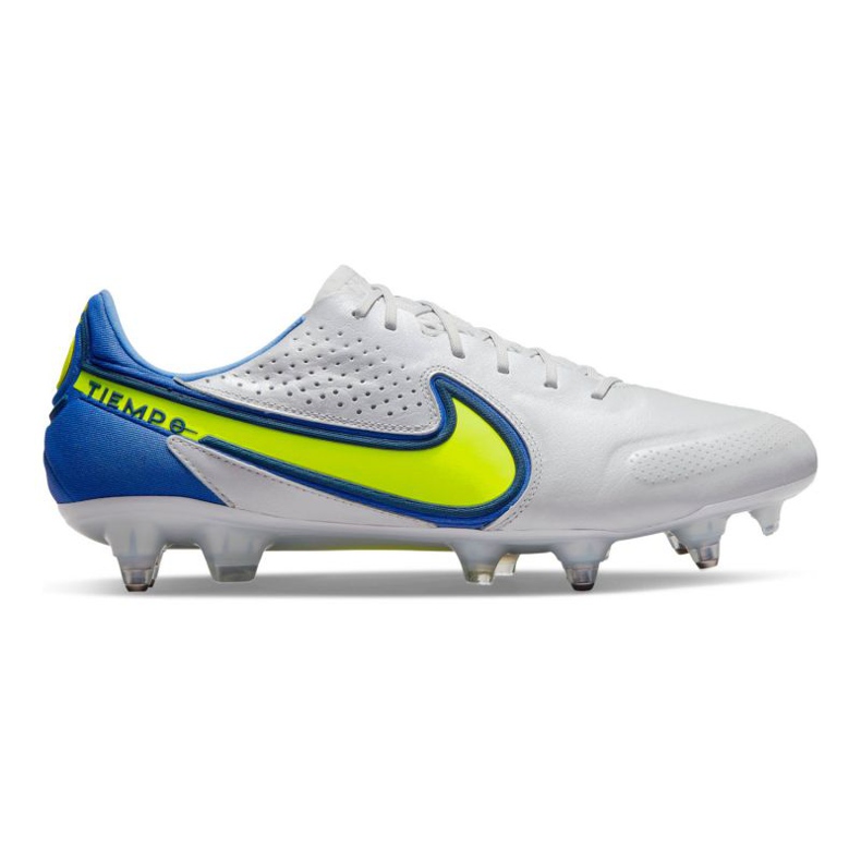 Nike Tiempo Legend 9 Elite SG-Pro Ac M DB0822-075 chaussures de football gris nuances de gris Nike Tiempo Legend 9 Elite SG-Pro Ac M DB0822-075 chaussures de football gris nuances de gris