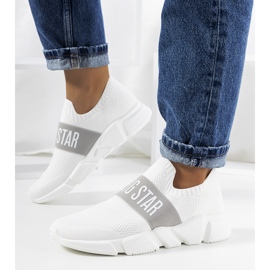 Chaussures de sport blanches Big Star JJ274297