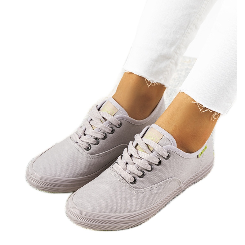 Baskets femme Big Star grises JJ274264