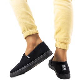 Baskets femme Big Star noires JJ274172