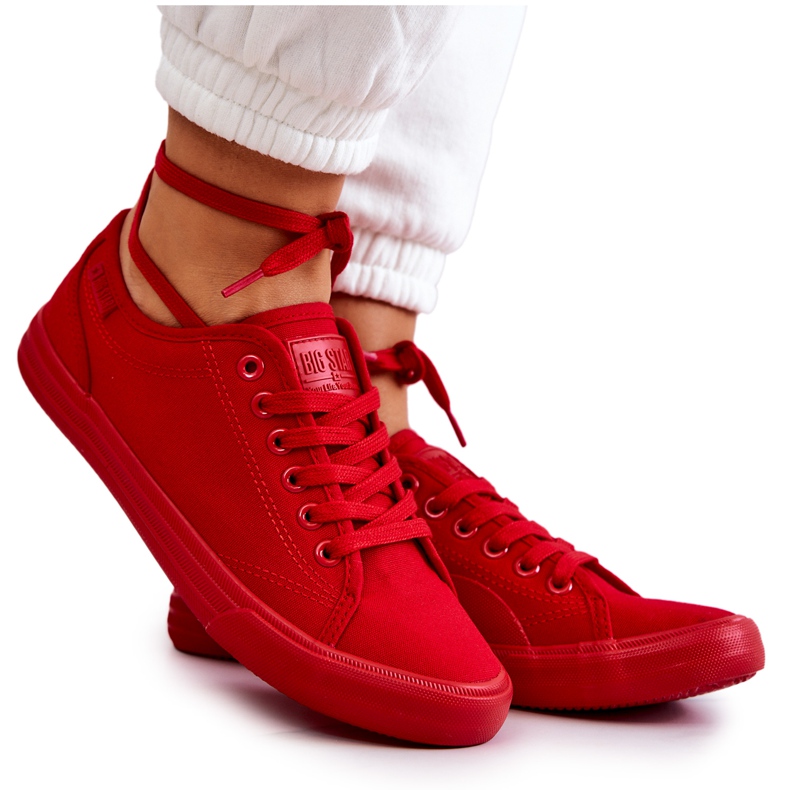Baskets Basses Femme Big Star JJ274068 Rouge