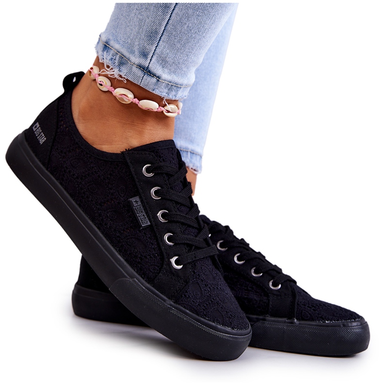 Baskets Ajourées Big Star JJ274064 Noir le noir