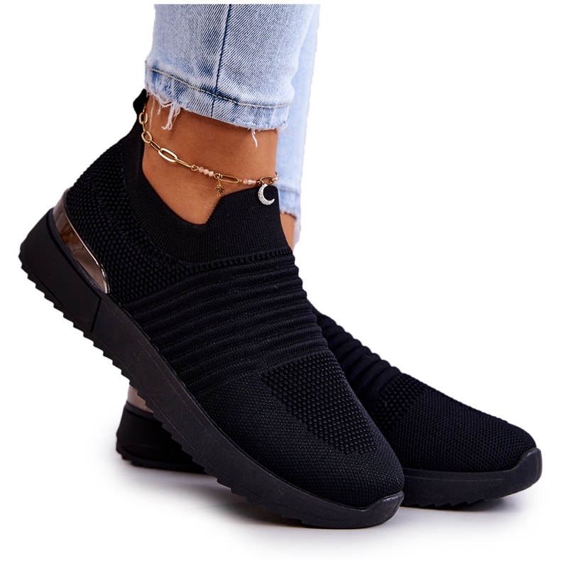 News Chaussures de sport en textile noir Lorento