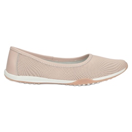 Ballerines en cuir rose ajouré Filippo DP3681/22 PI