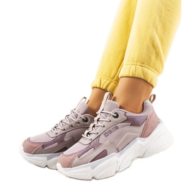 Baskets violettes Big Star HH274258 rose