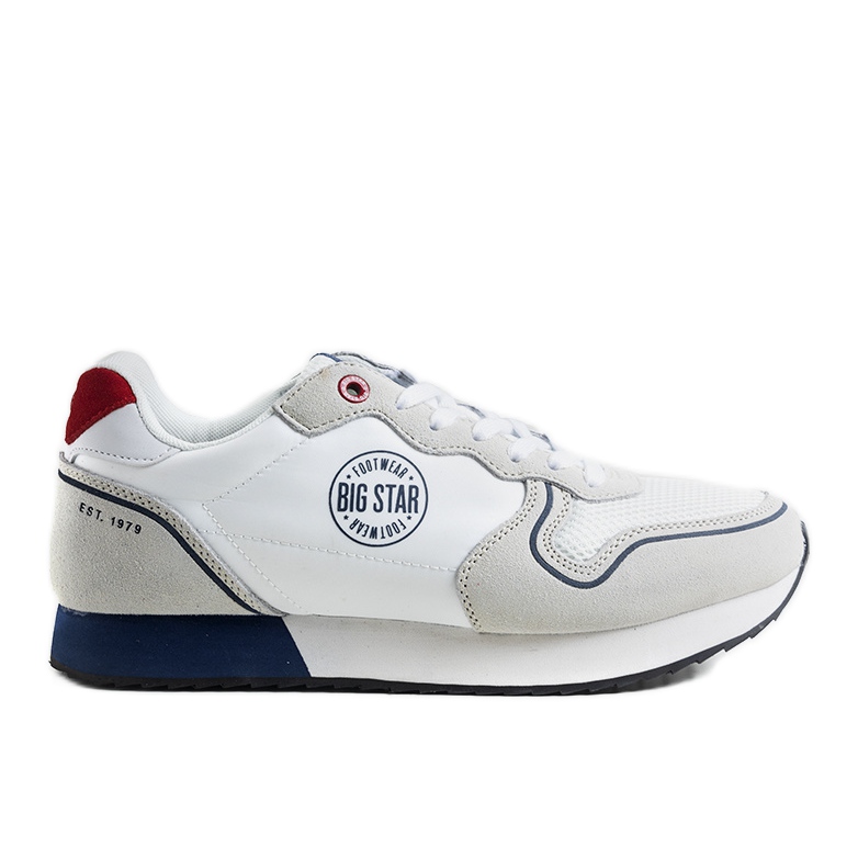 Baskets blanches homme Big Star JJ174141 Baskets blanches homme Big Star JJ174141