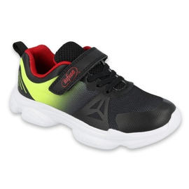 Chaussures pour jeunes Befado 516Q057 le noir rouge vert