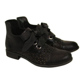 Bottines Spring ajourées Jezzi W JEZ319A noir le noir