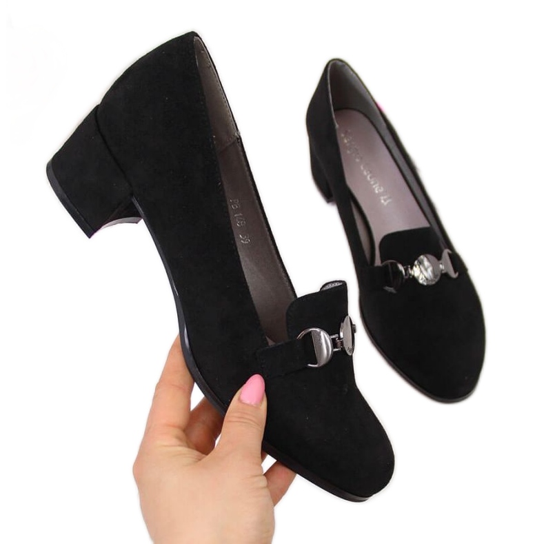 Chaussures bloc noires Sergio Leone SK332A le noir Chaussures bloc noires Sergio Leone SK332A le noir