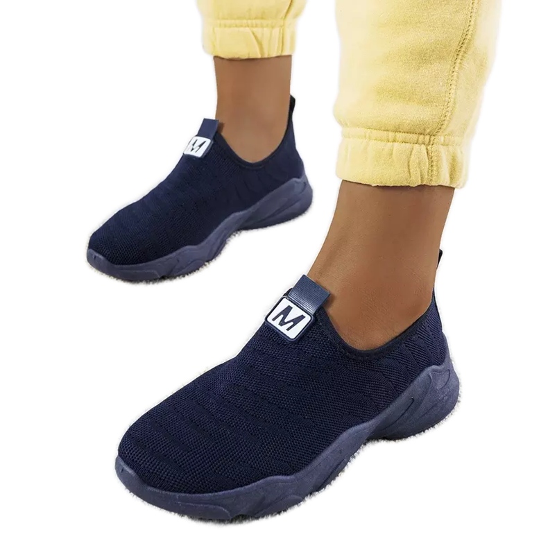 BM Baskets Aaron bleu marine