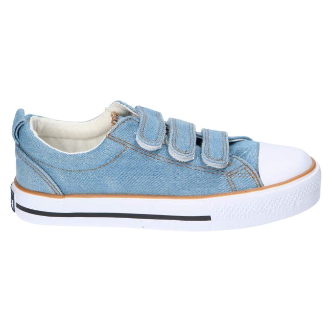 Baskets American Club LH73/22 en jean bleu