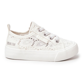 Baskets Ajourées Big Star JJ374134 Blanc