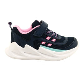 Chaussures de sport fille American Club HL58/22, bleu marine