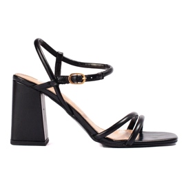 Sandales à talons VINCEZA noir