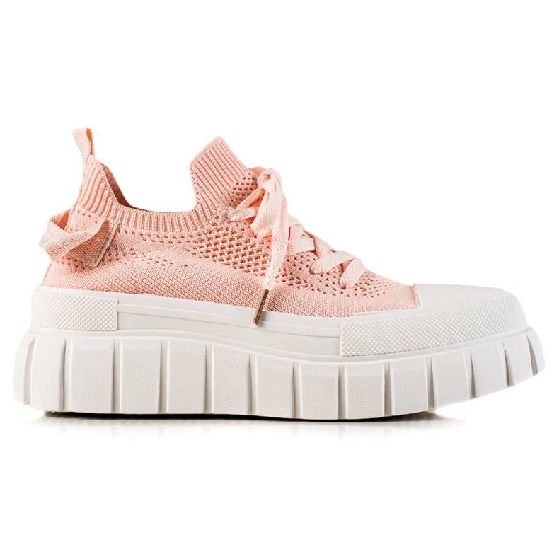 TRENDI Baskets à la mode sur la plate-forme rose