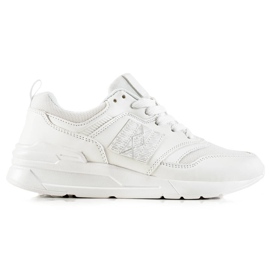 TRENDI Chaussures de sport décontractées blanc