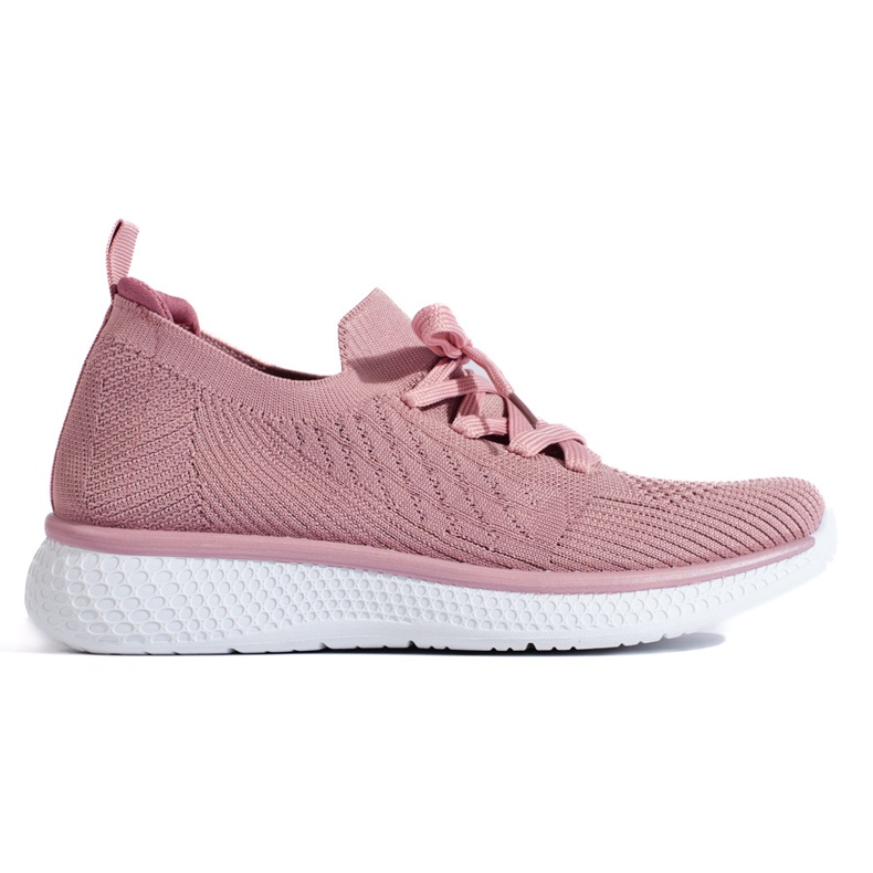 Chaussures de sport roses à lacets Chaussures de sport roses à lacets