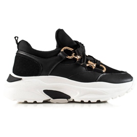 TRENDI Baskets à la mode noir