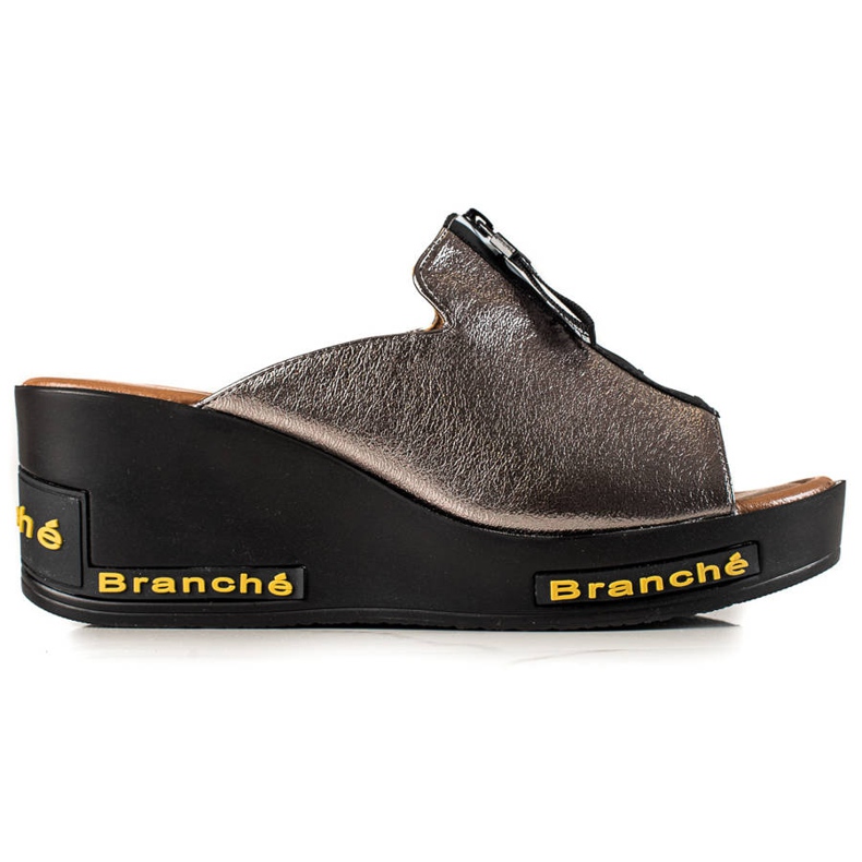 Sandales compensées VINCEZA gris