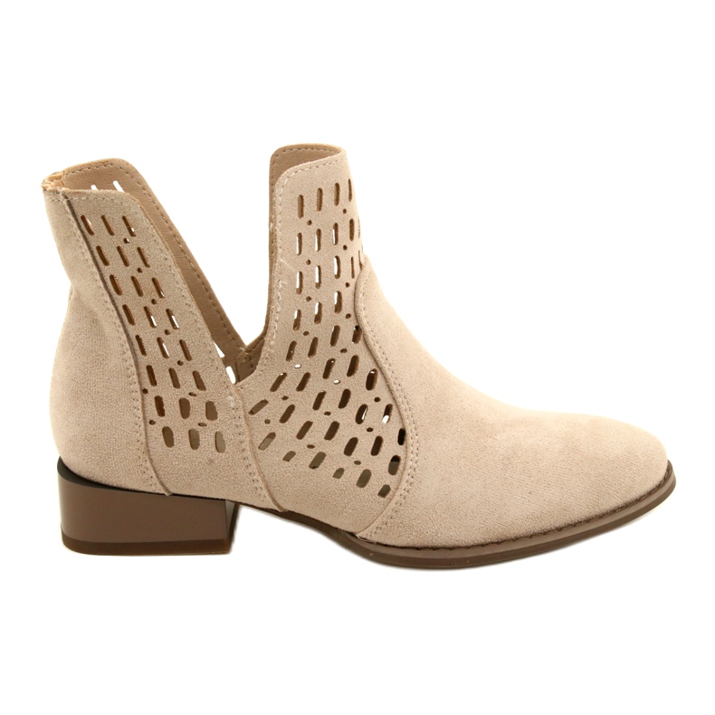 Bottes en Daim Femme Daszyński Beige SA197-12