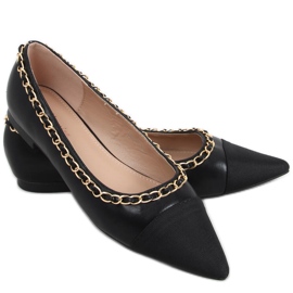 Ballerines avec une chaîne Sabina Noir le noir