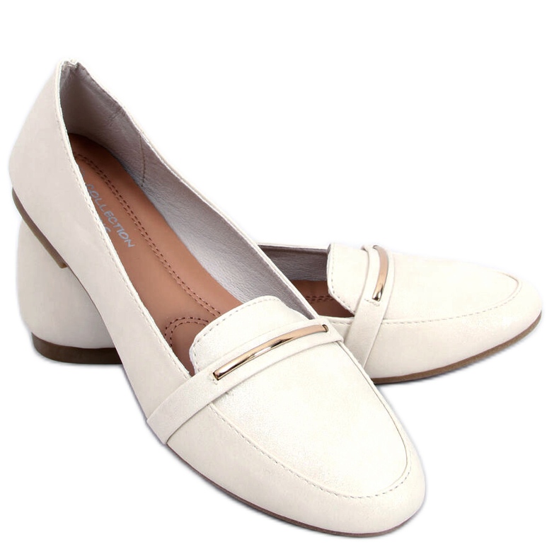 Mocassins femme Abella Beige