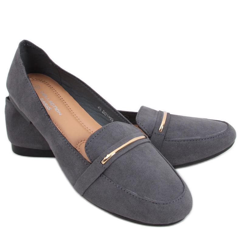 Mocassins femme Pinto Gris Mocassins femme Pinto Gris