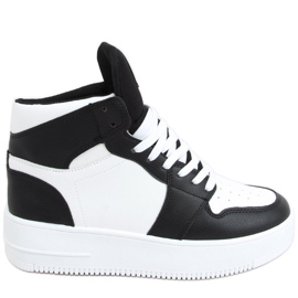 Rocha Baskets montantes noires blanc