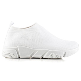 SUPER COOL Chaussures de sport confortables à enfiler blanc