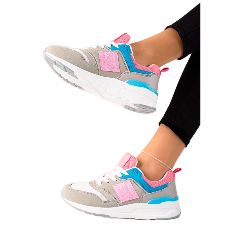 TRENDI Chaussures de sport décontractées beige multicolore