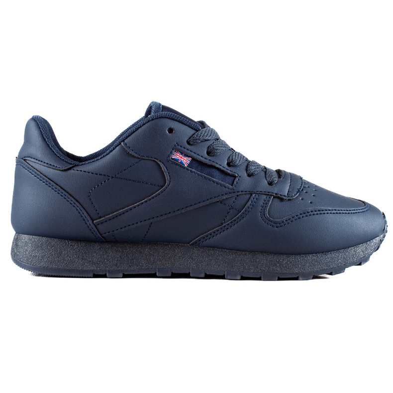 TRENDI Chaussures de sport bleu marine classiques