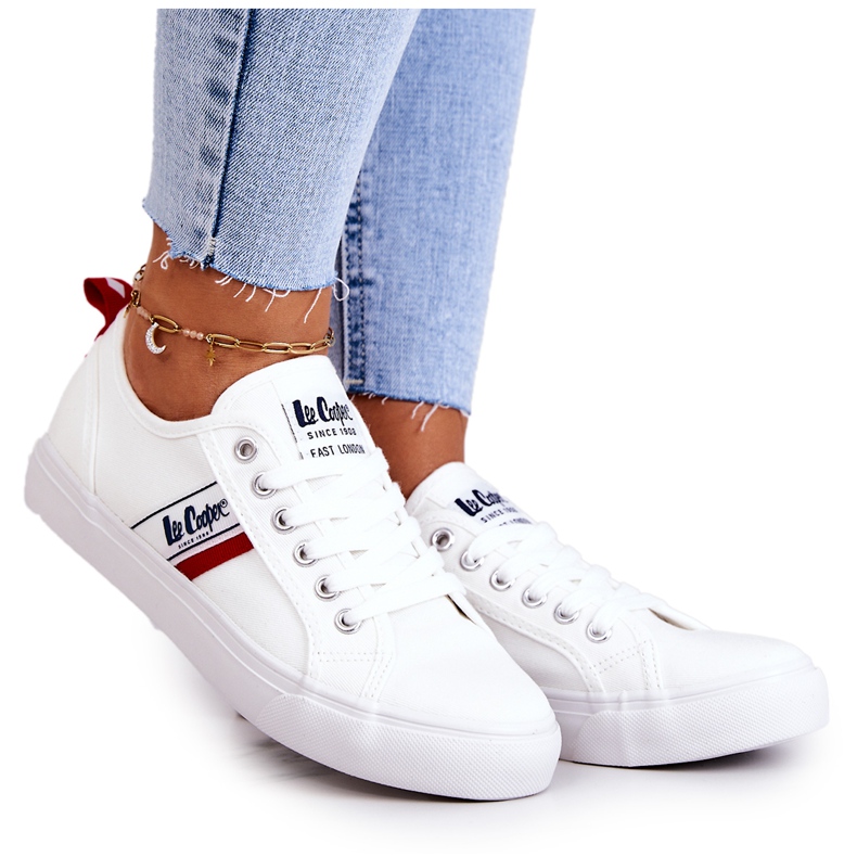 Baskets blanches Lee Cooper LCW-22-31-0830L