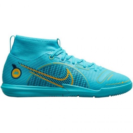 Nike Mercurial Superfly 8 Academy Ic Jr DJ2860 484 chaussures de football bleu bleu