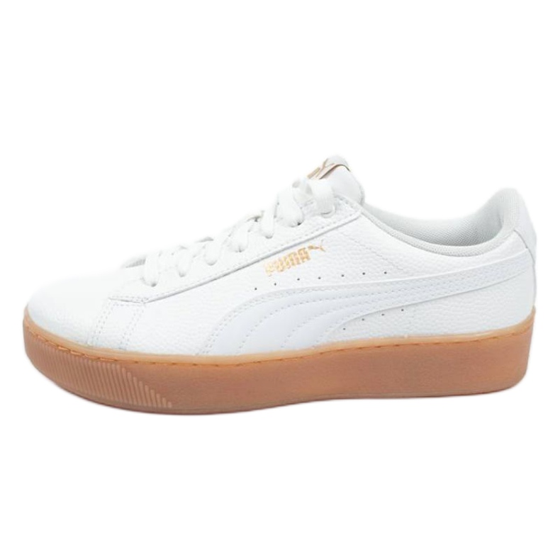 Puma Vikky Plateforme W 366805 01 blanche Puma Vikky Plateforme W 366805 01 blanche
