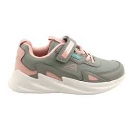 Chaussures de sport à la mode American Club AA22 / 22 Grey rose Chaussures de sport à la mode American Club AA22 / 22 Grey rose