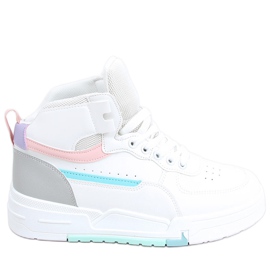 Baskets montantes Tiago Multicolore blanche