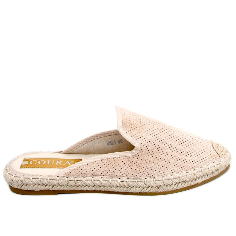Pantoufles espadrilles femme Carmen Beige