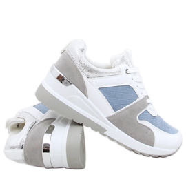 Chaussures de sport compensées Adan Blue bleu multicolore