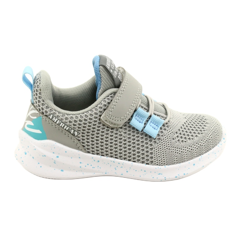 American Club RD13/22 Chaussures de sport à scratch Gris American Club RD13/22 Chaussures de sport à scratch Gris