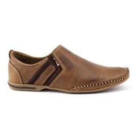 KOMODO Chaussures homme en cuir 711 marron brun