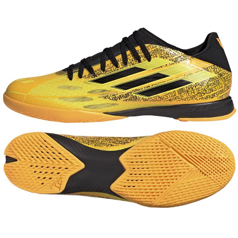 Chaussures Adidas X Speedflow Messi.3 In M GW7421 jaune jaunes