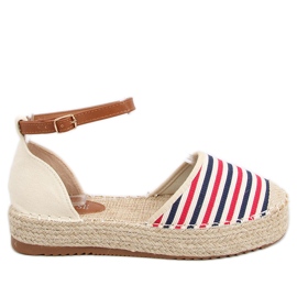 Espadrilles à rayures Gema Mix multicolore
