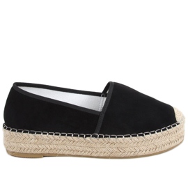 Espadrilles Zeca noires pour femme le noir